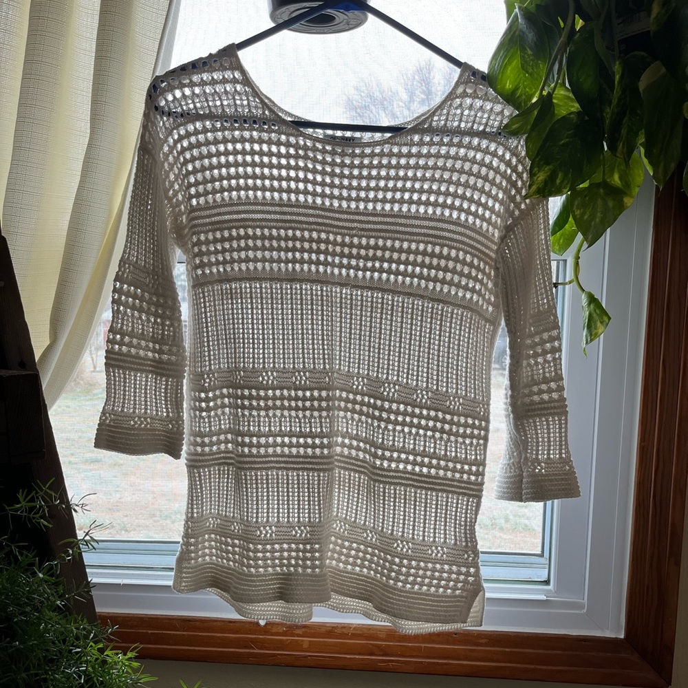 White, Sweater style Old Navy Top